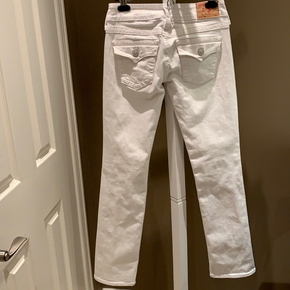 True Religion Billy women’s white denim jeans, size US 27 - Picture 4 of 10
